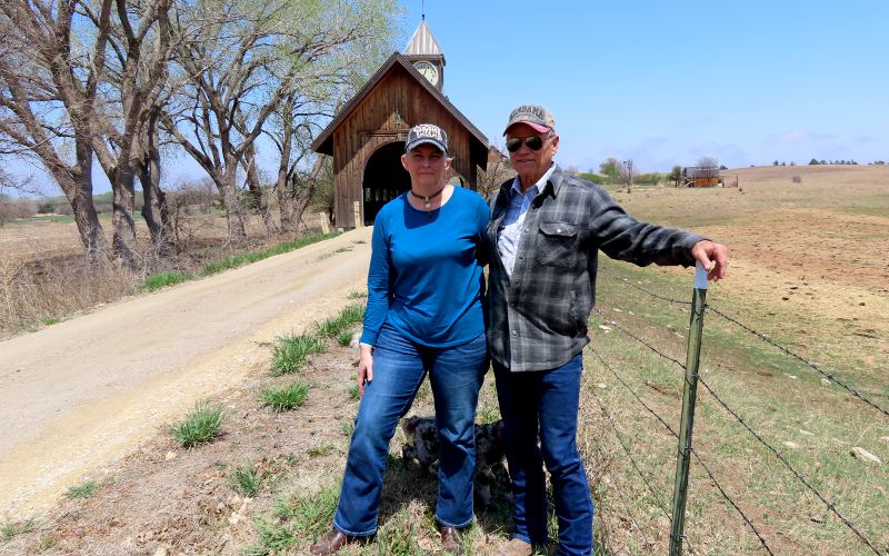 Clock Tower Bridge Jamestown, Kansas