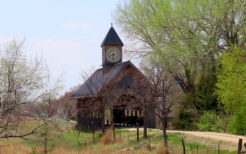 Clock Tower Bridge Jamestown, Kansas