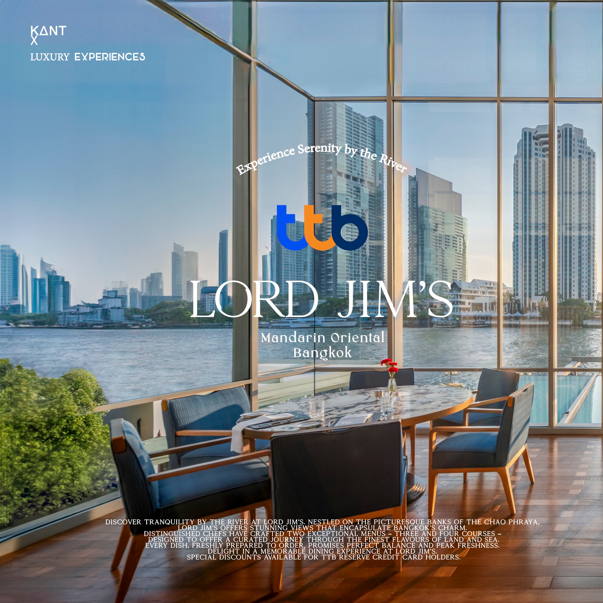 ttb Lord Jim's Mandarin Oriental, Bangkok KANT