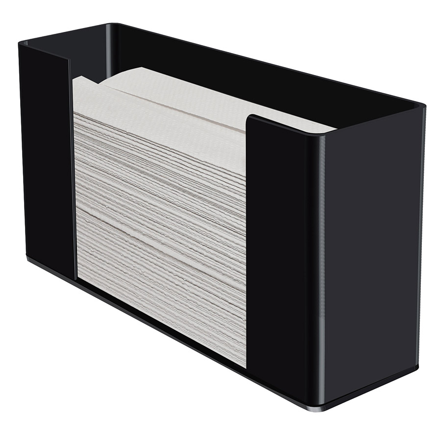 Acrylic Paper Towel Dispenser, Black Kantek Inc.