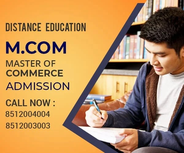 Master of Commerce Distance Learning Education Correspondence