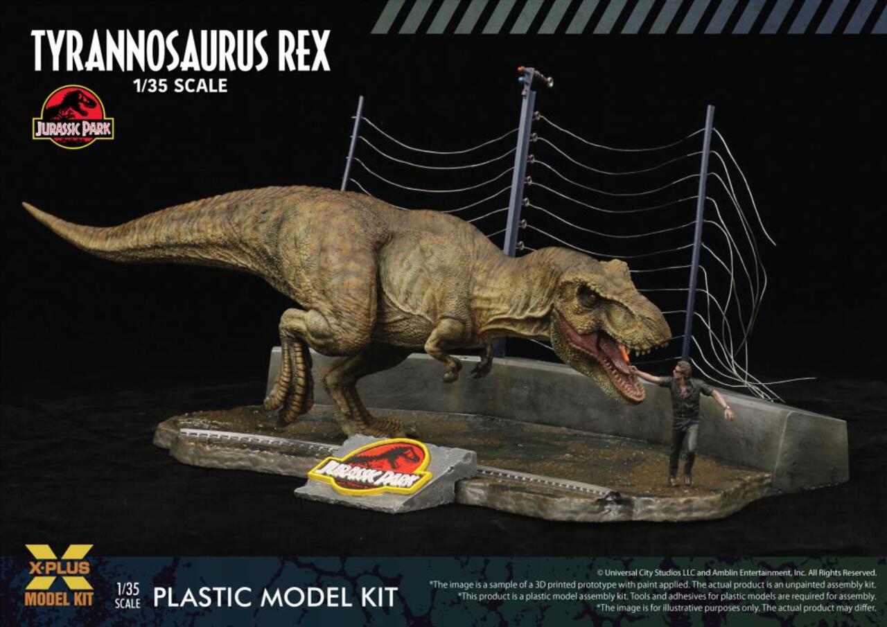 Jurassic Park TRex 1/35 Scale Model Kit Kapow Toys
