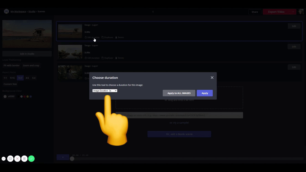 How to Add Photo Transitions Online Slideshow Maker