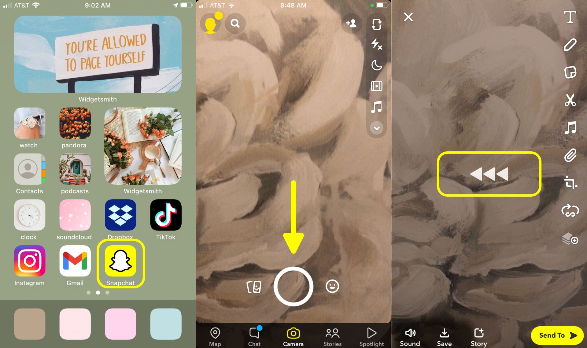 How to Reverse a Video on Snapchat