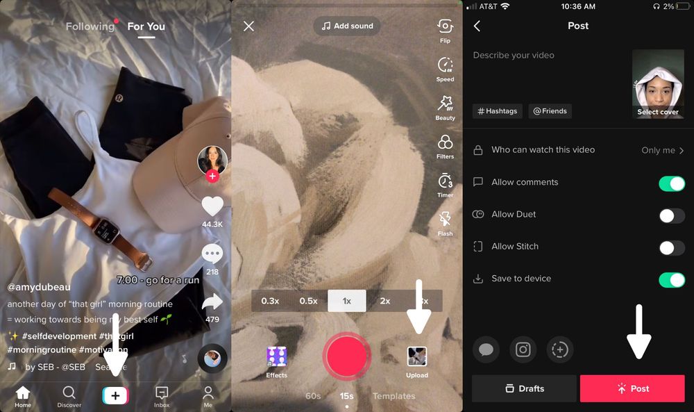 How to Combine Drafts on TikTok