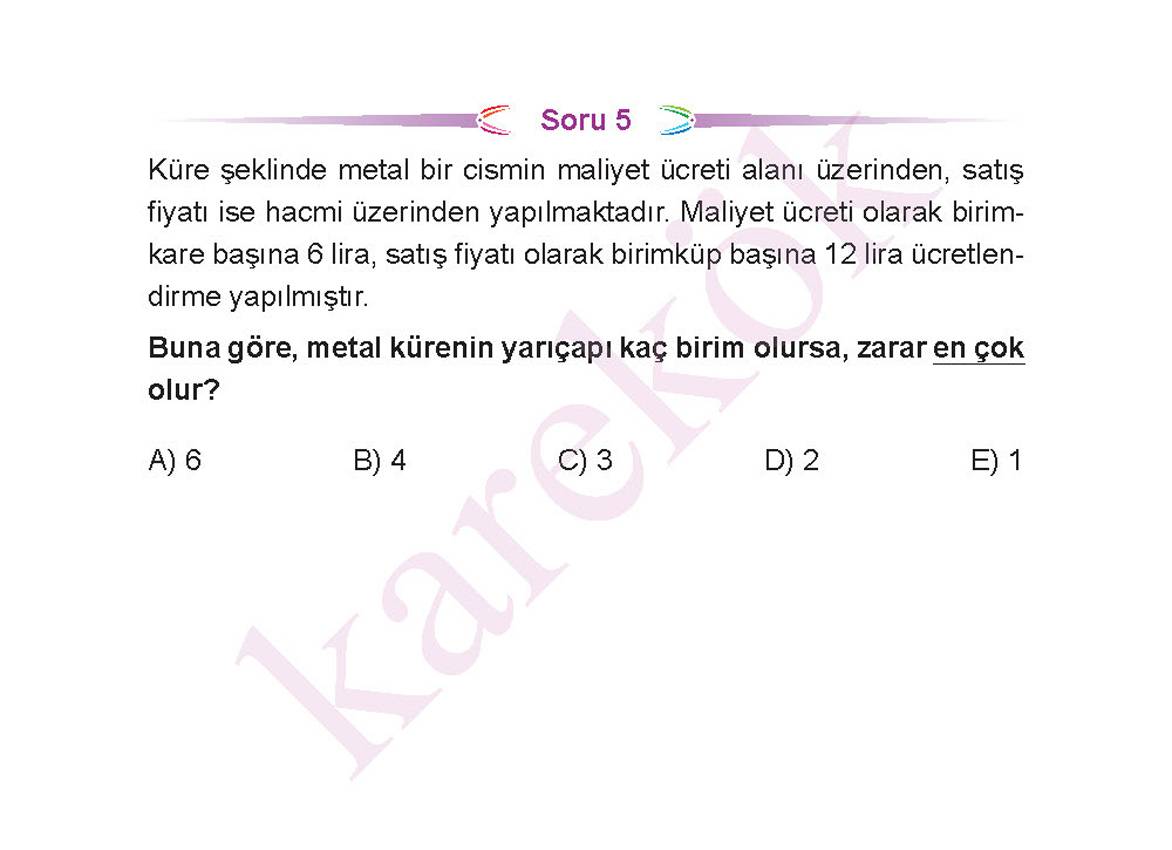 Matematik Sorulari En Zor Harika