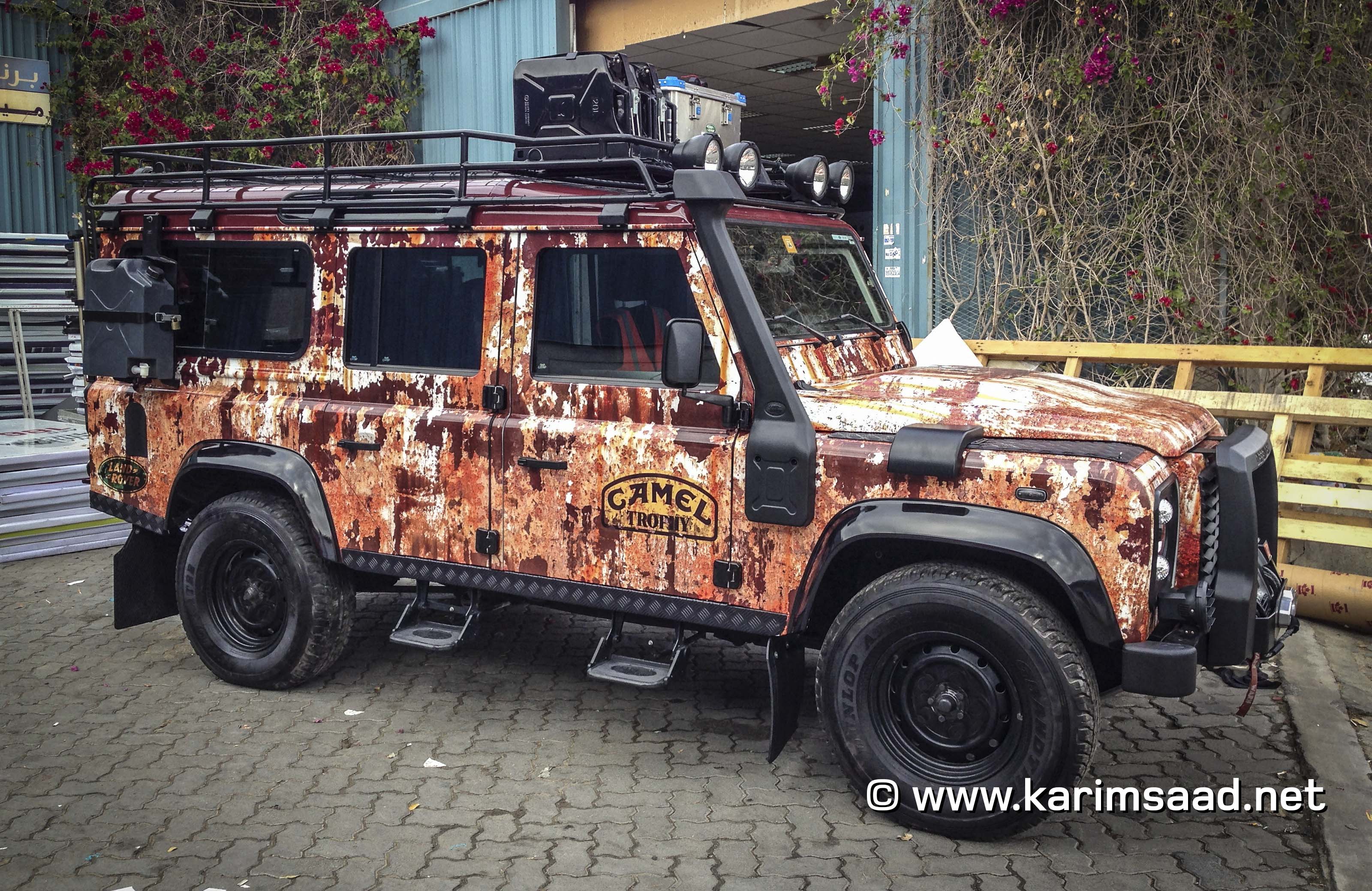 Land Rover Defender in Rust | Dubai - ks | Darkroom