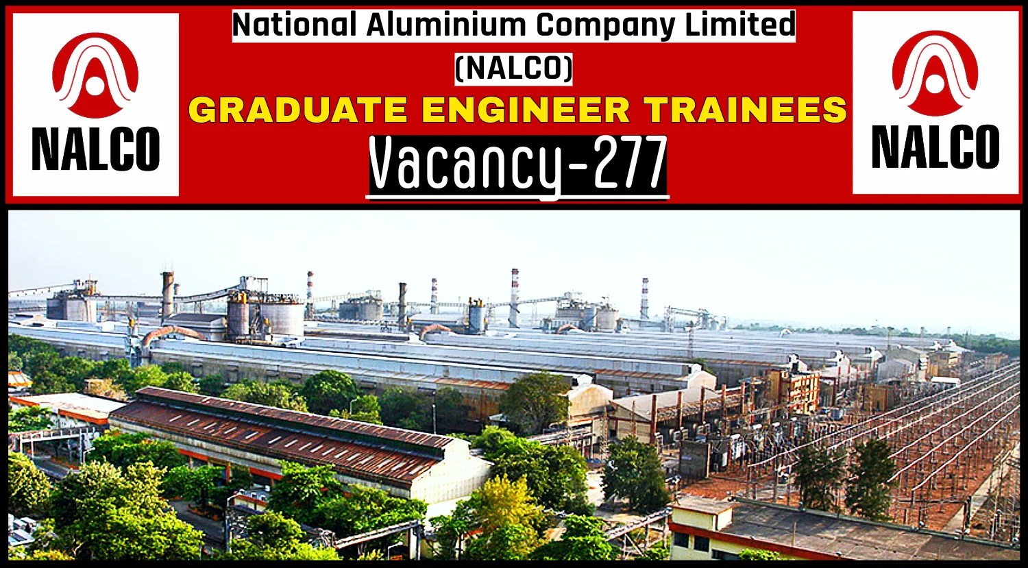 NALCO GET Recruitment 2024 Notification Out for 277 Graduate