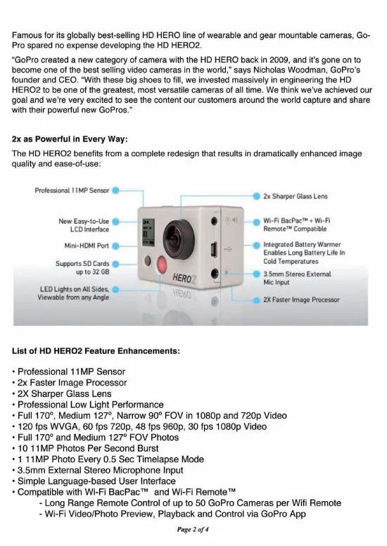 Gopro 2023 Calendar Events