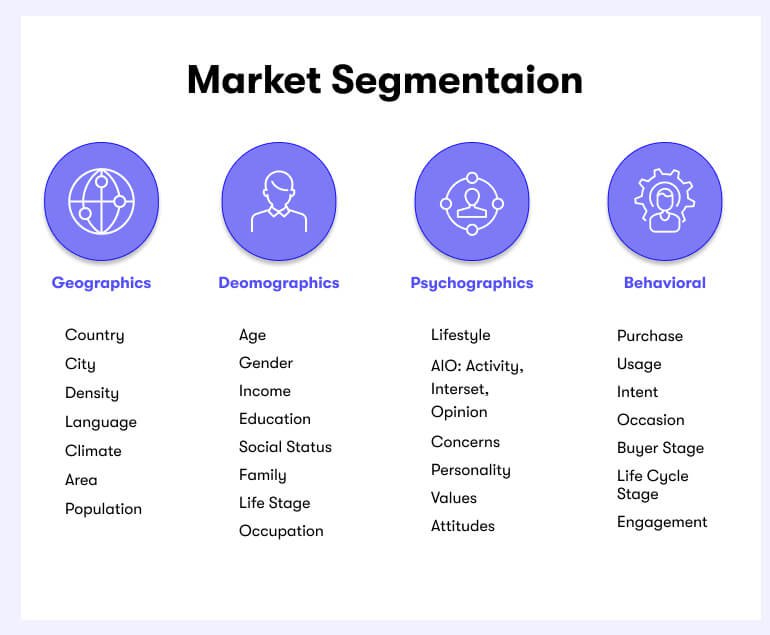 Market segmentation Example, Types, Benefits kartin Vite