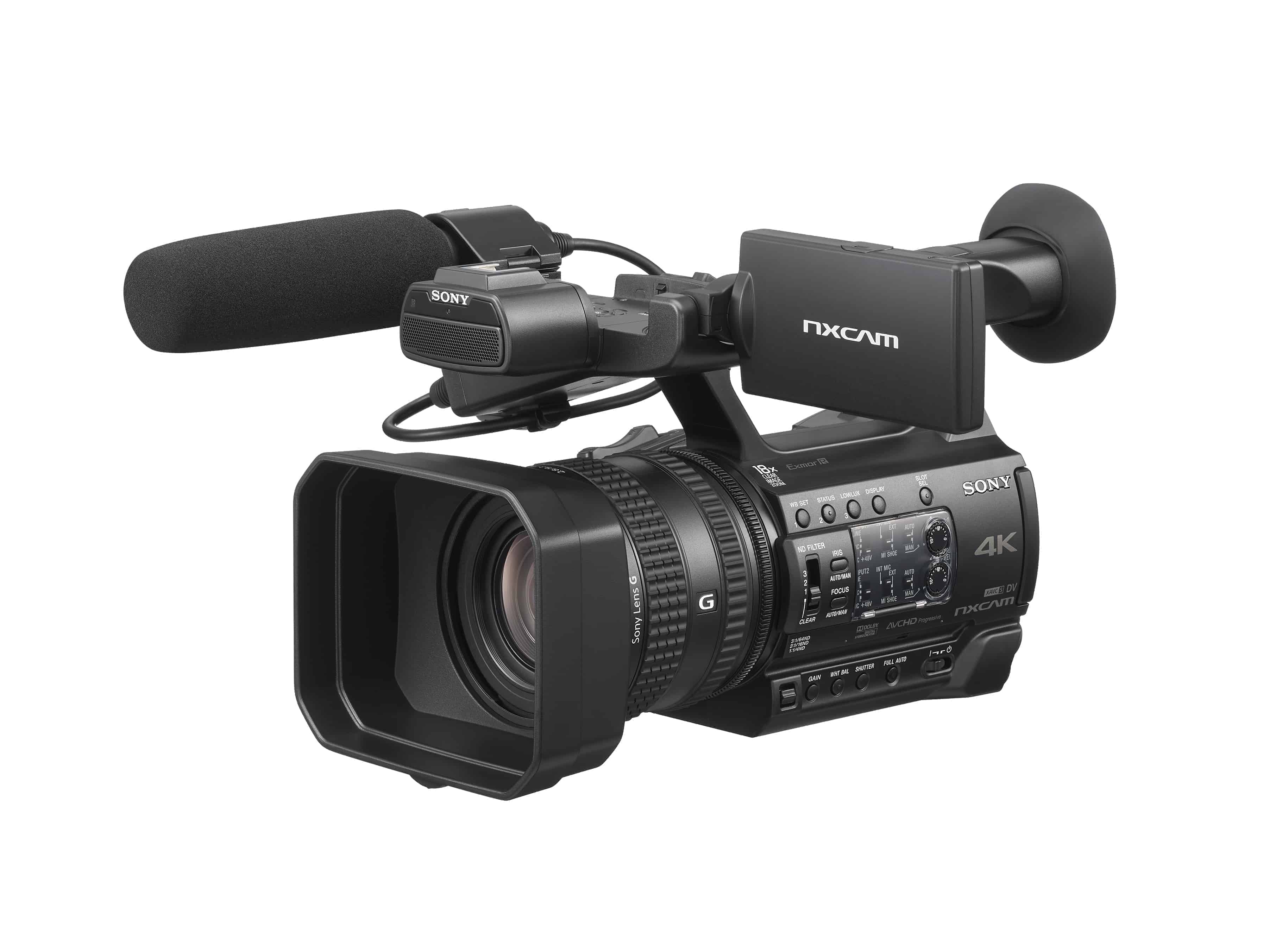 Sony HXRNX200 4K Professional Handheld Video Camcorder with 1.0type