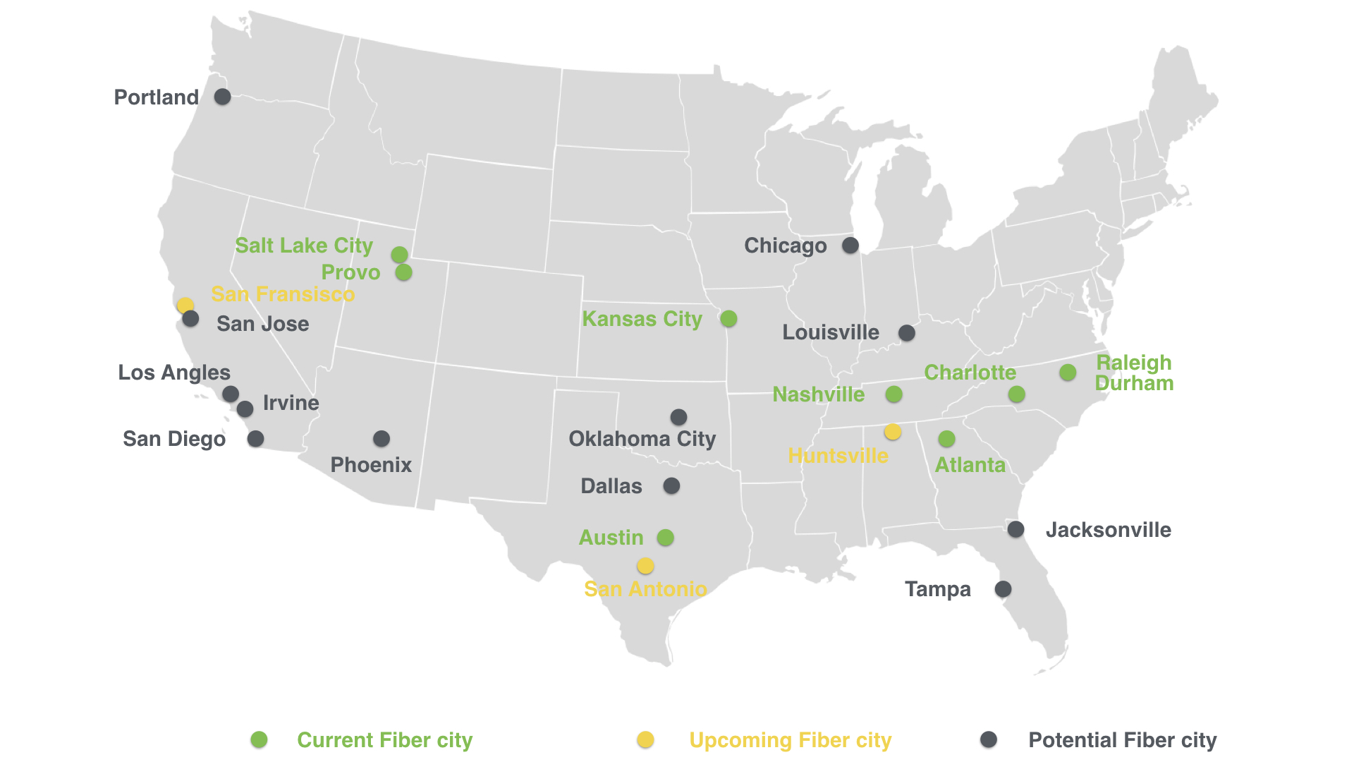 Google Fiber Utah Map Google Cloud to Establish new Place in Saltlake City