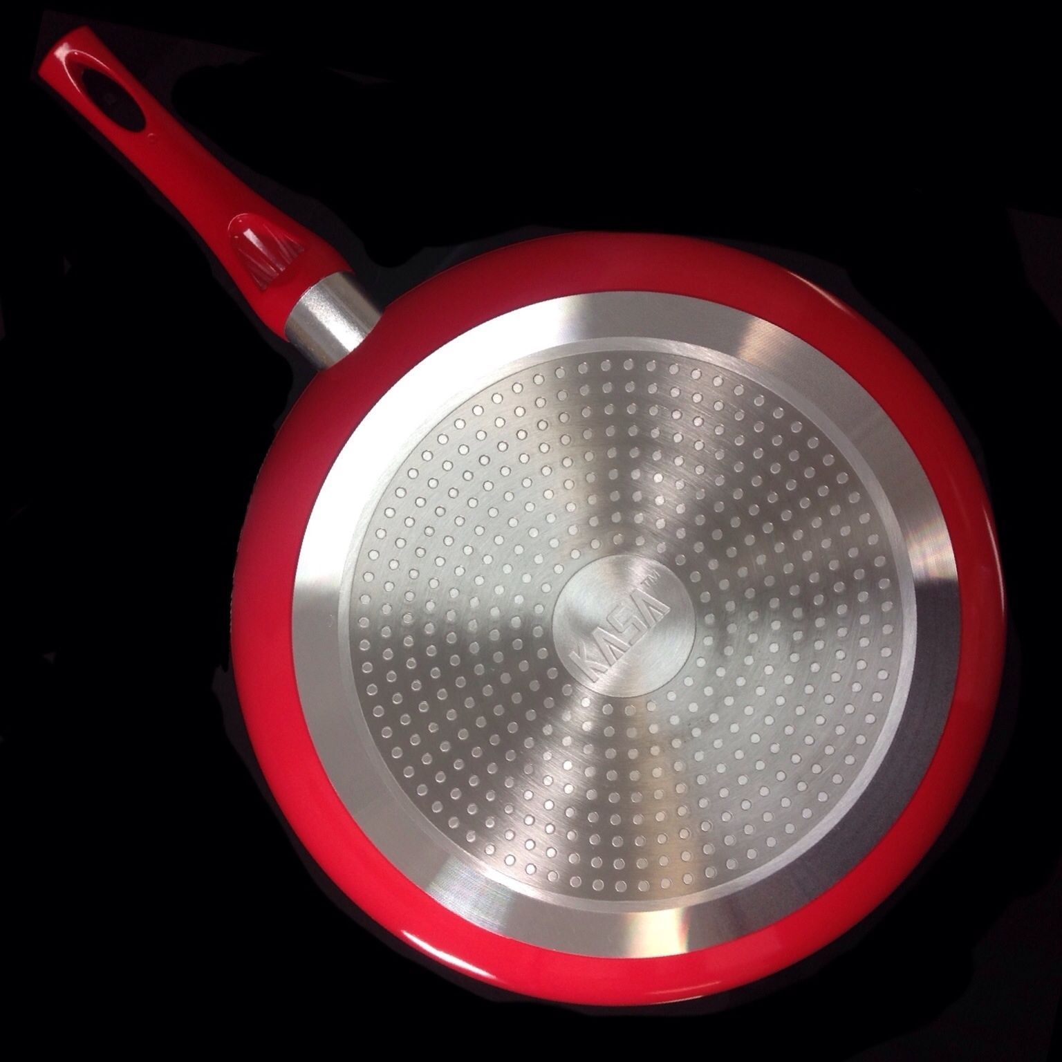 NEW RED CERAMIC FRYING PAN NONSTICK COOKWARE