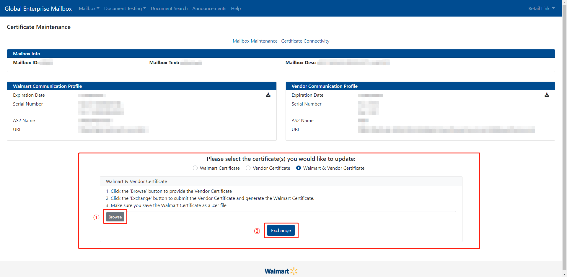 如何在Retail Link网站上与Walmart进行EDI连接测试？ 知行软件EDI