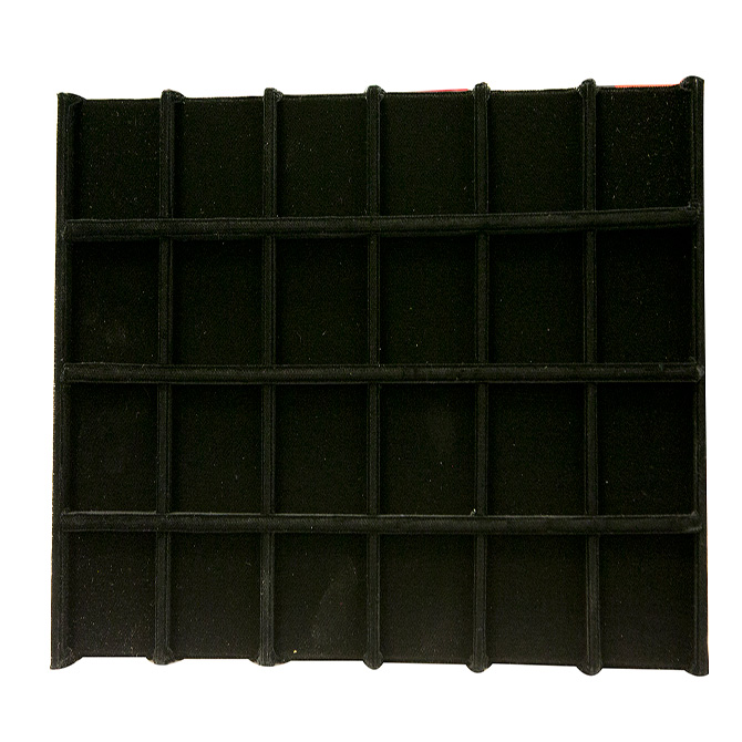 24 Pendant Tray Insert Black Velvet Kassoy Jewelry Supply
