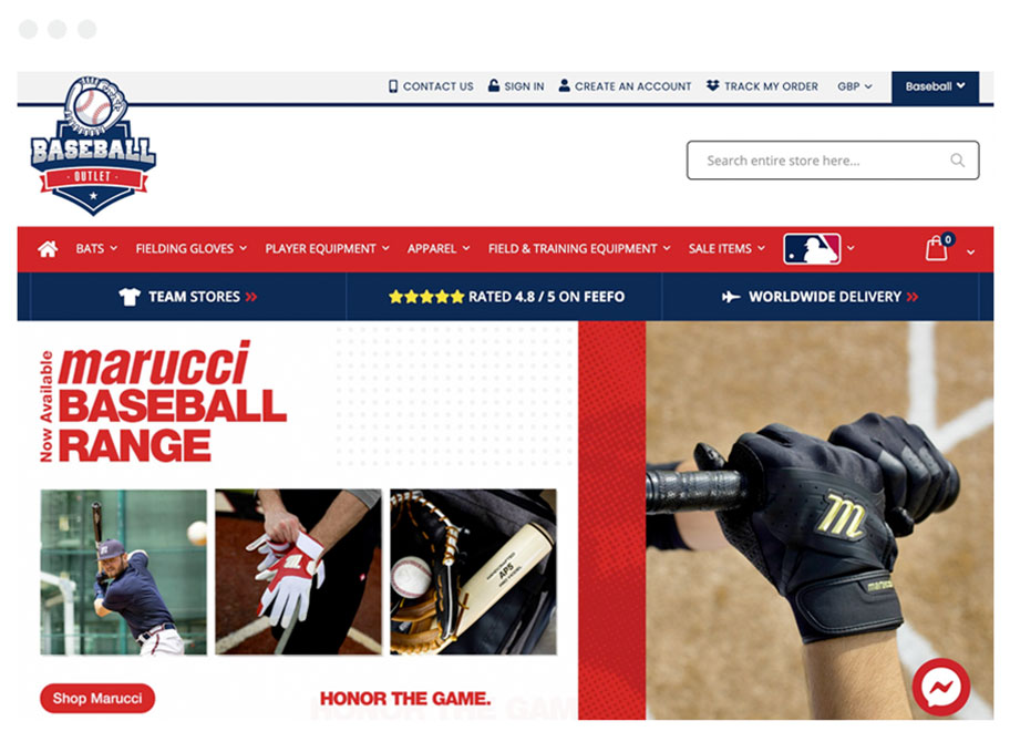 Baseball Outlet Katalyst Creative