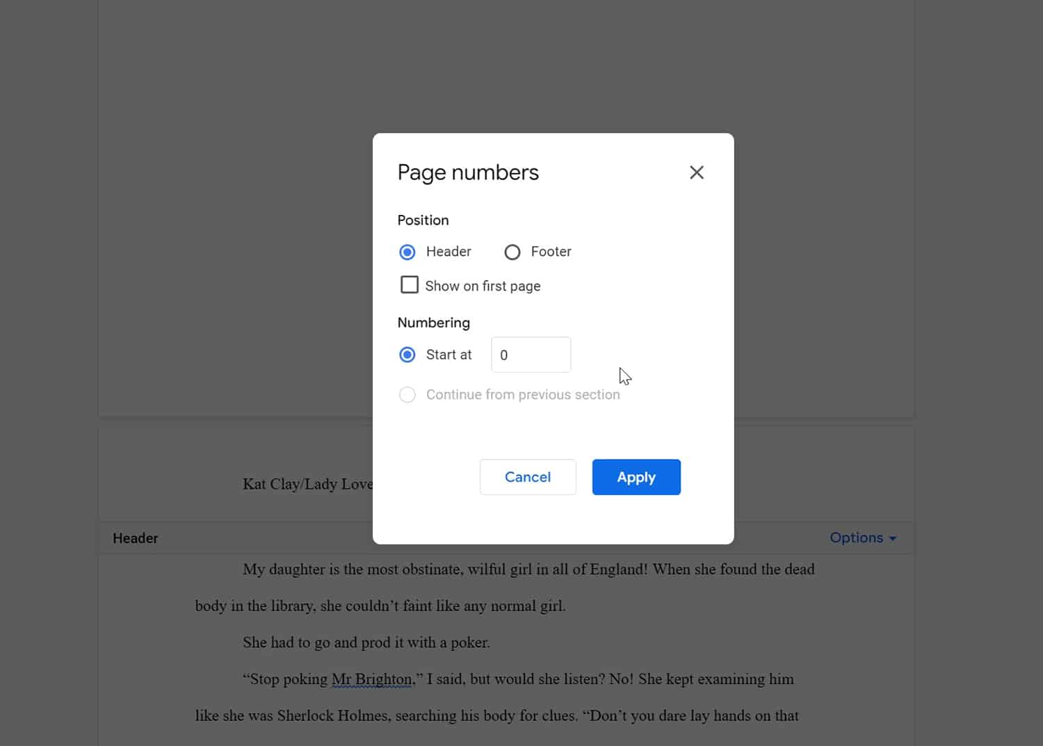 How to format your book manuscript in Google Docs KAT CLAY How to format your book manuscript in Google Docs KAT CLAY