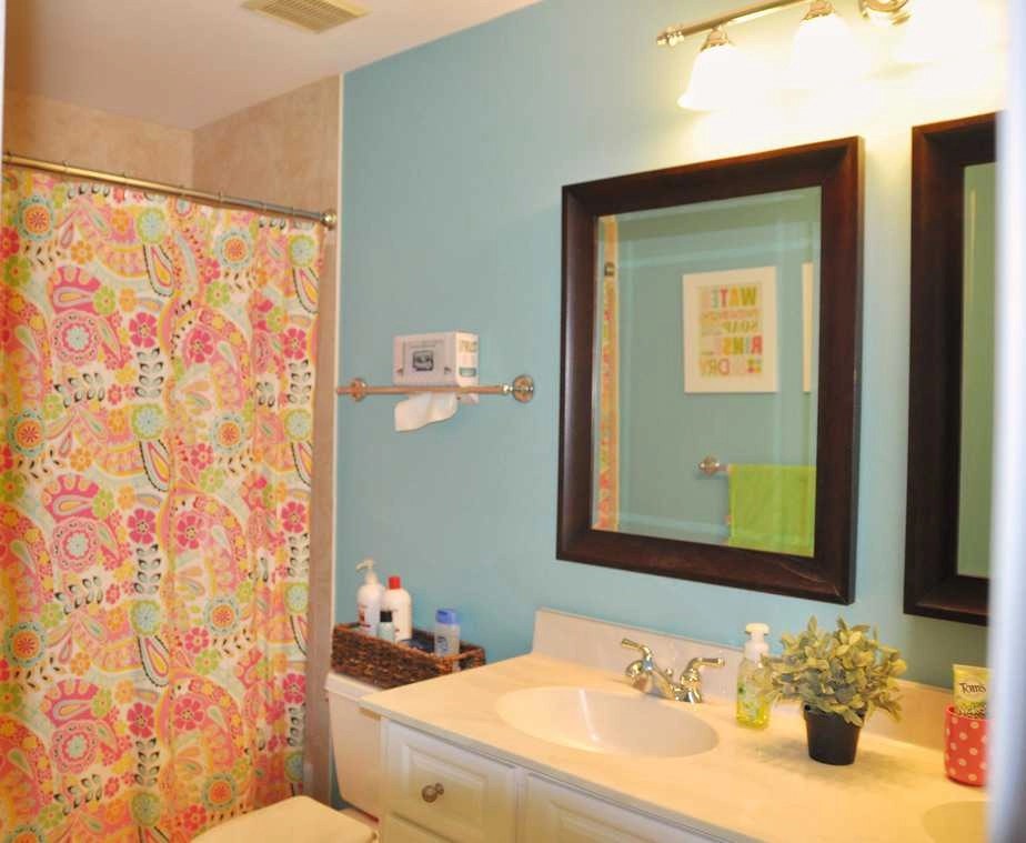 100 Room Challenge, Week 4 Kids' Shared Bathroom Reveal Kate Decorates