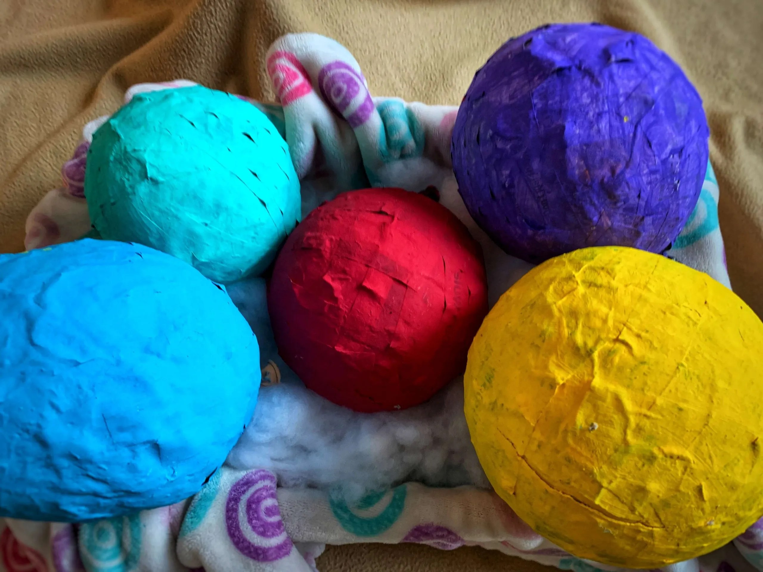 How to Make Paper Mache Dragon Eggs Katherine Learns Stuff!