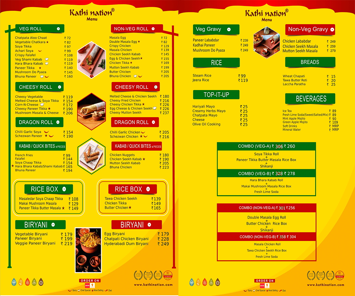 An Authentic Varieties of Rolls KATHI NATION