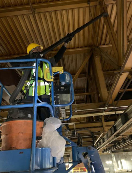 Cleaning of Rafters KAT Klean