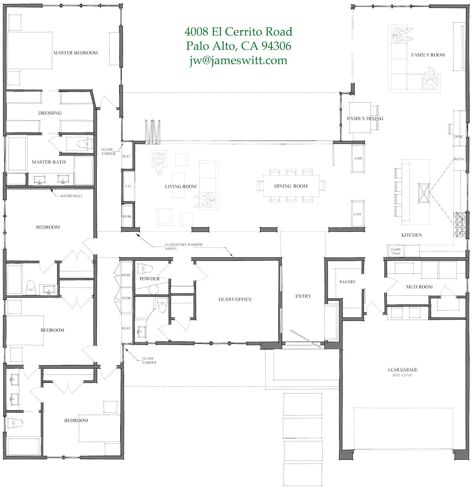 Dreamy 4 bedroom with soaring ceilings, open plan...