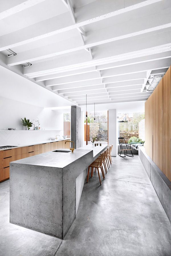 The versatility of concrete kitchen benches