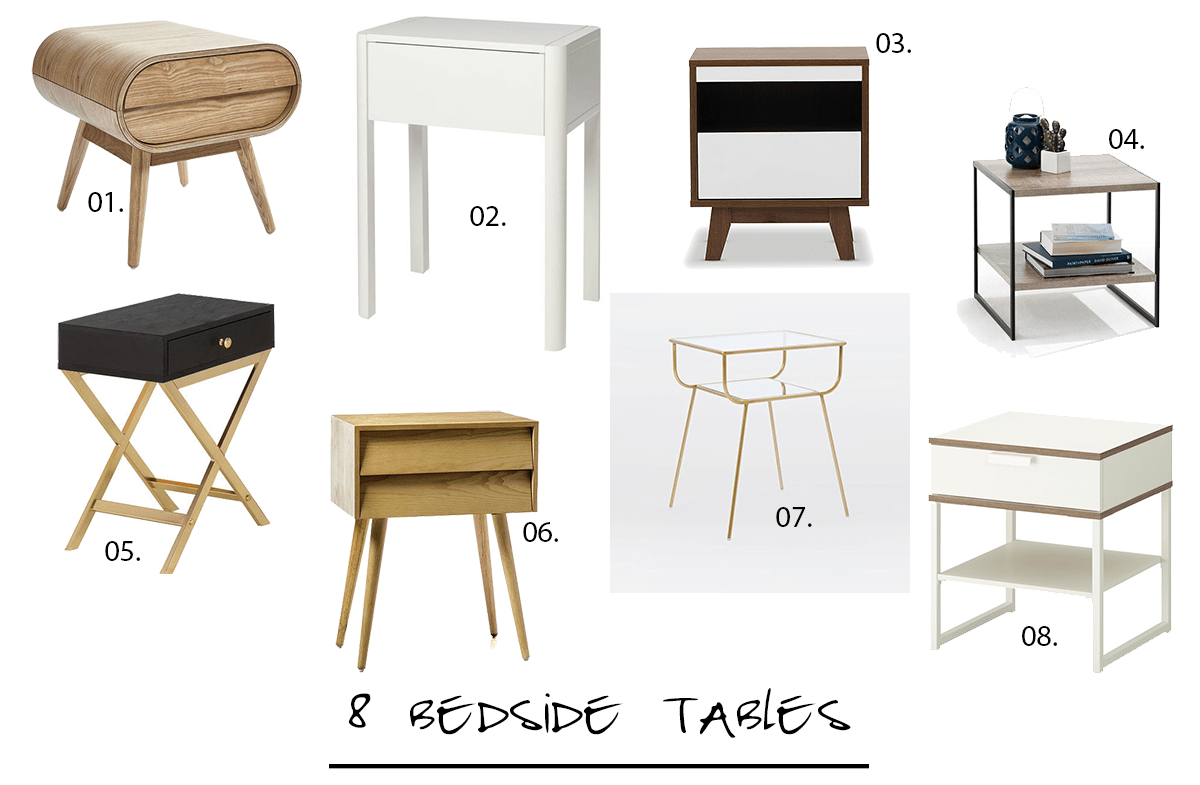 8 bedside tables you might like