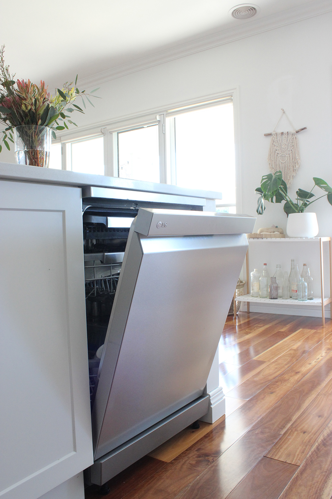 The LG QuadWash® Dishwasher is on show at my house