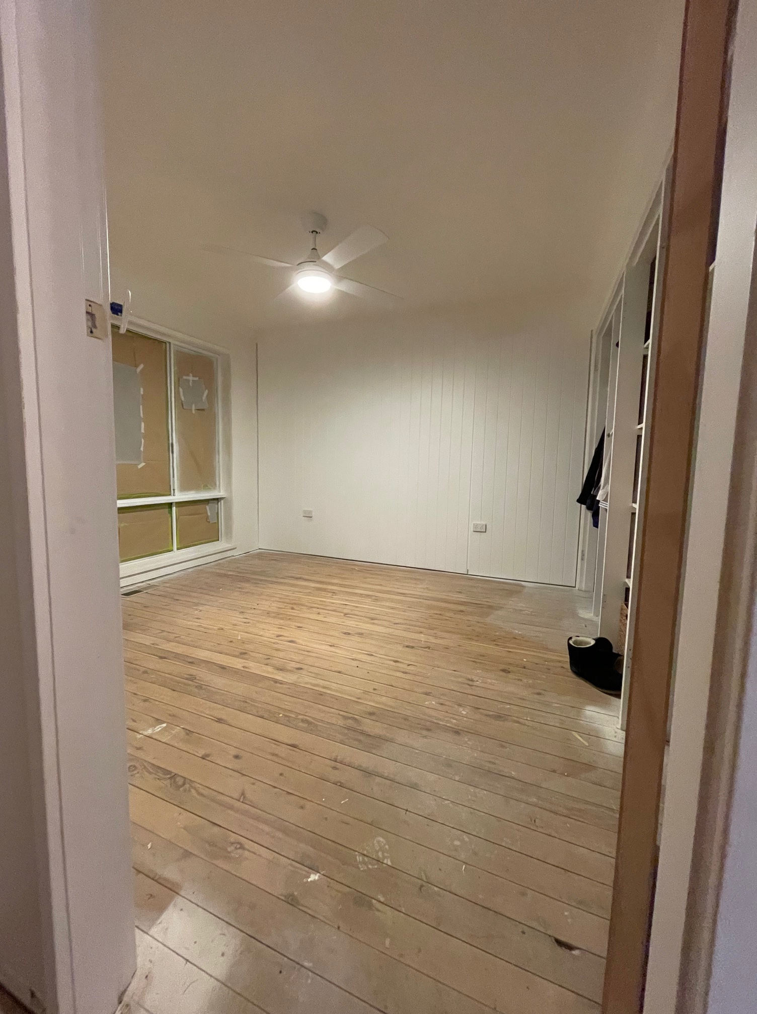 Almost there on this bedroom reno