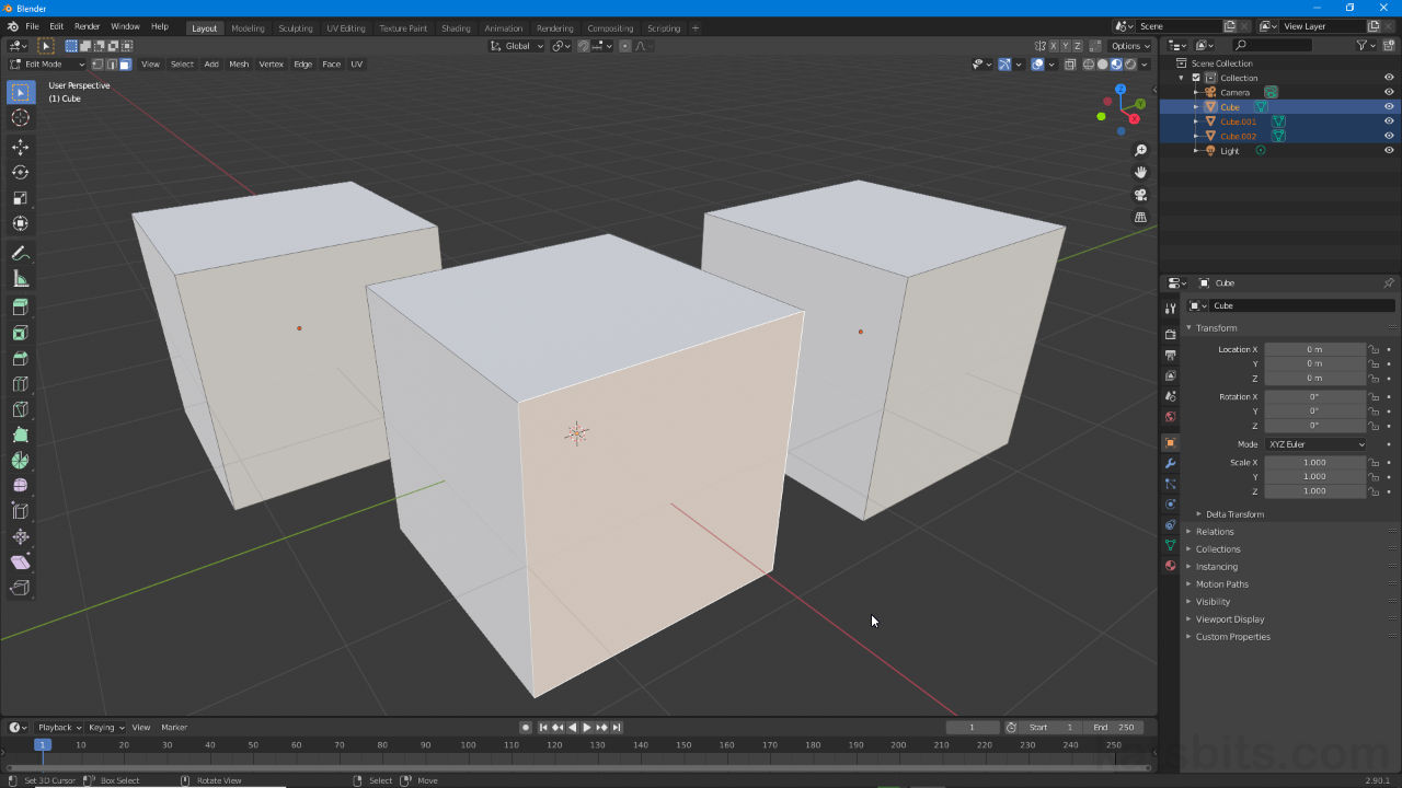 MultiObject Editing Blender Knowledgebase
