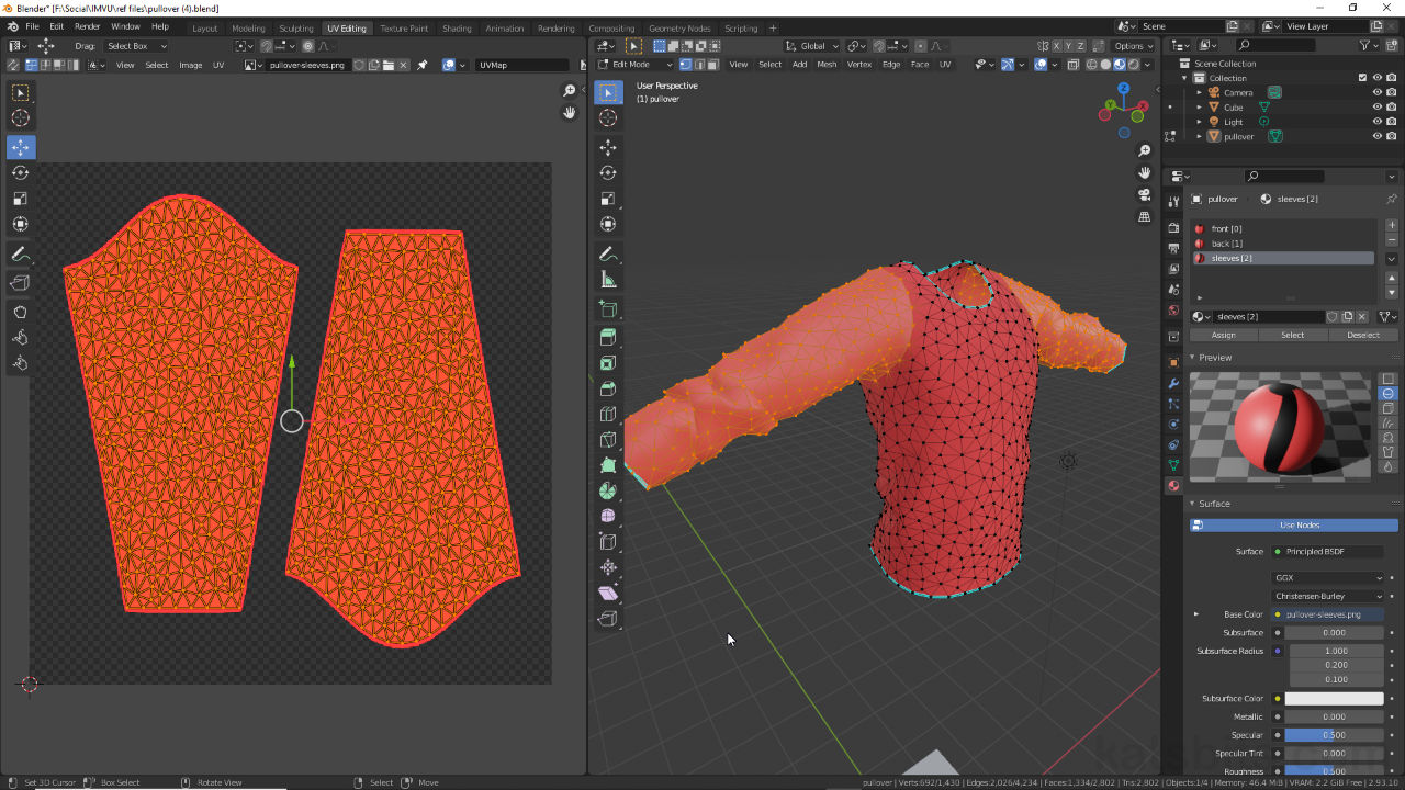 Marvelous Designer, Material & UV Prep in Blender Blender Knowledgebase