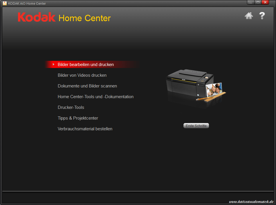 Test Kodak ESPC310 AllinOne Drucker katzeausdemsack.de