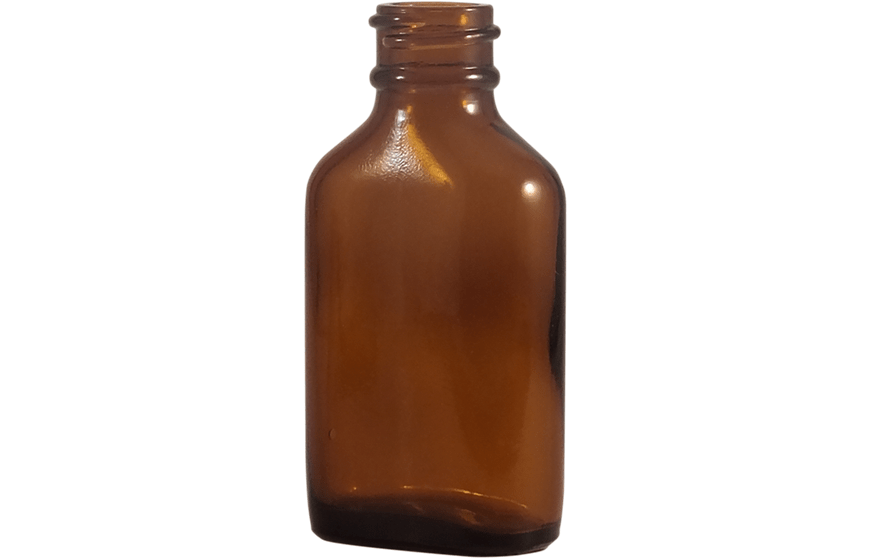 1 oz Amber Glass Century Oval Bottle Essential Oil Bottles Kaufman