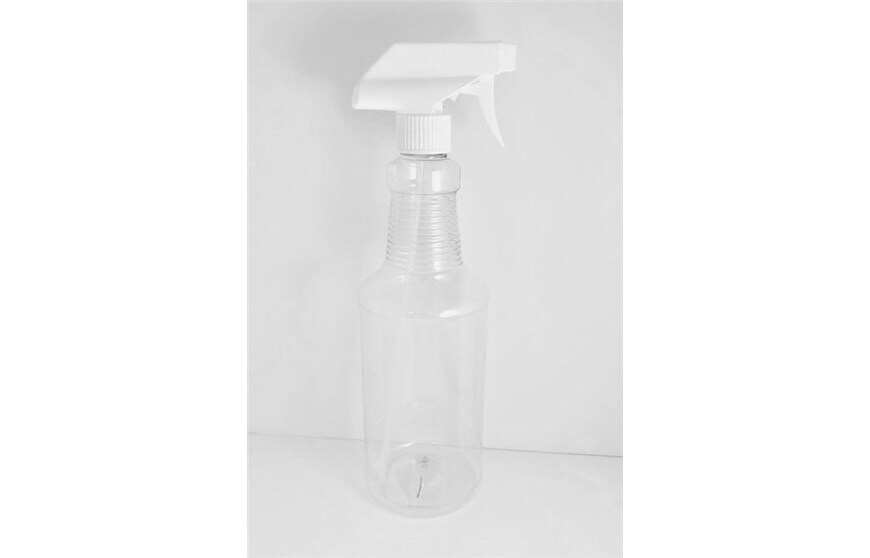 32 oz Clear PET Plastic Spray Bottles Kaufman Container
