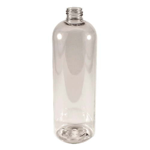 16 oz Clear PET Plastic Cosmo (Bullet) Round Bottle Kaufman Container