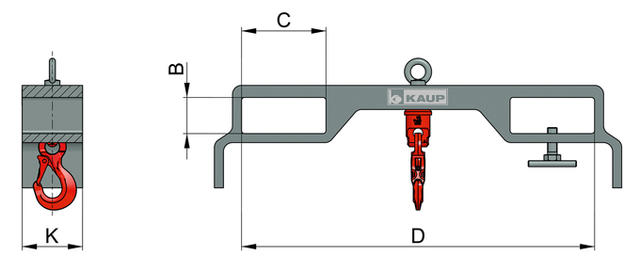 Crane Hook T183 G/S KAUP GmbH & Co. KG