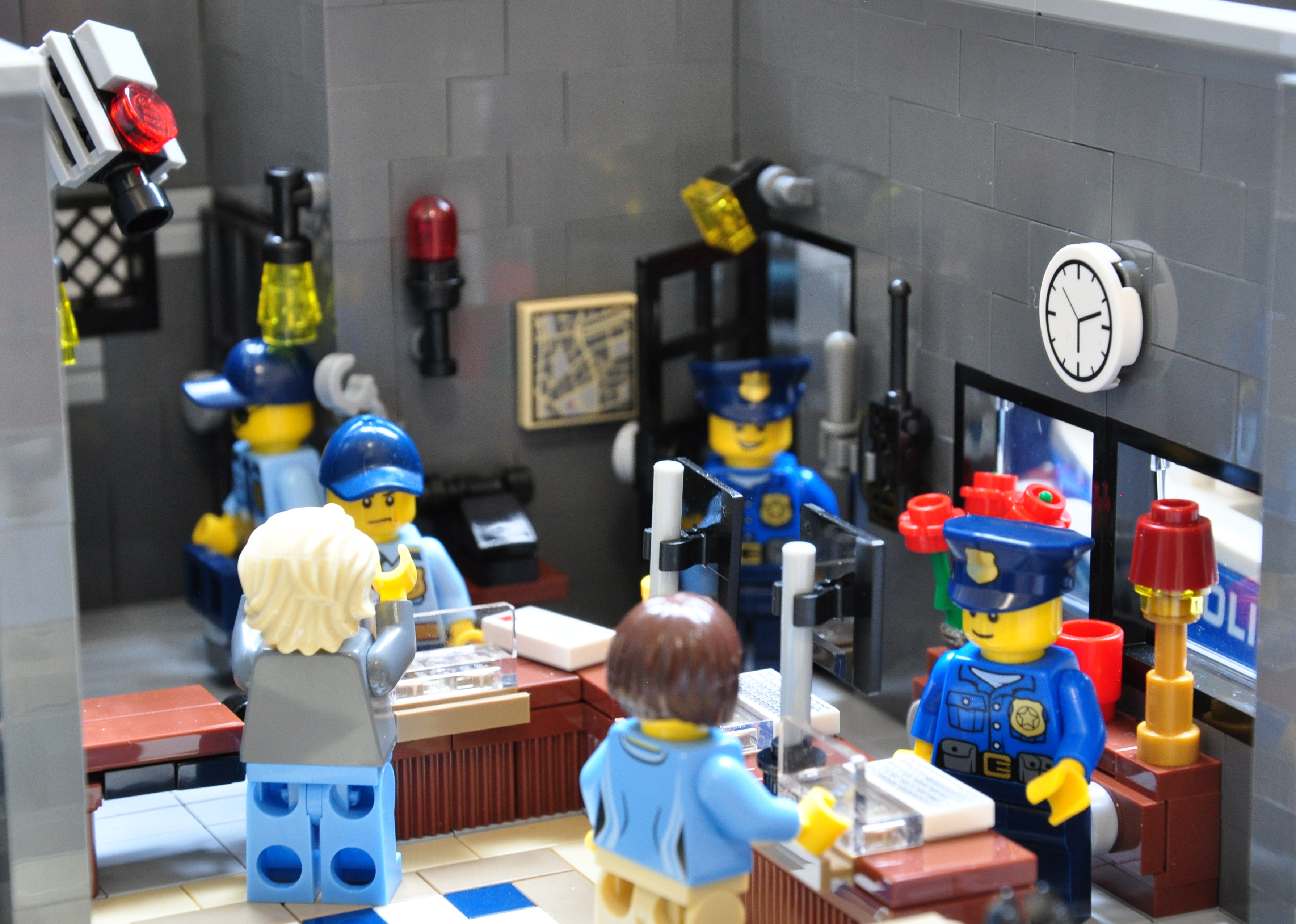 LEGO® MOC Modular Police Station