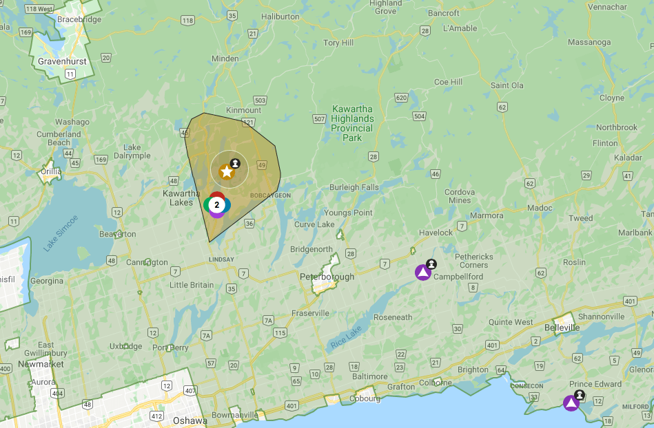 Thousands without power near Bobcaygeon Kawartha 411