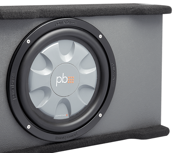 PowerBass PSDF110T 10 Inch Loaded Downfiring Subwoofer Enclosure
