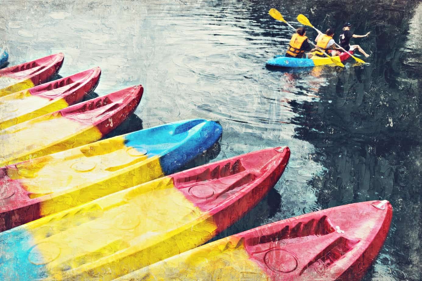 21 Kayak Painting Ideas & Designs Kayak Help