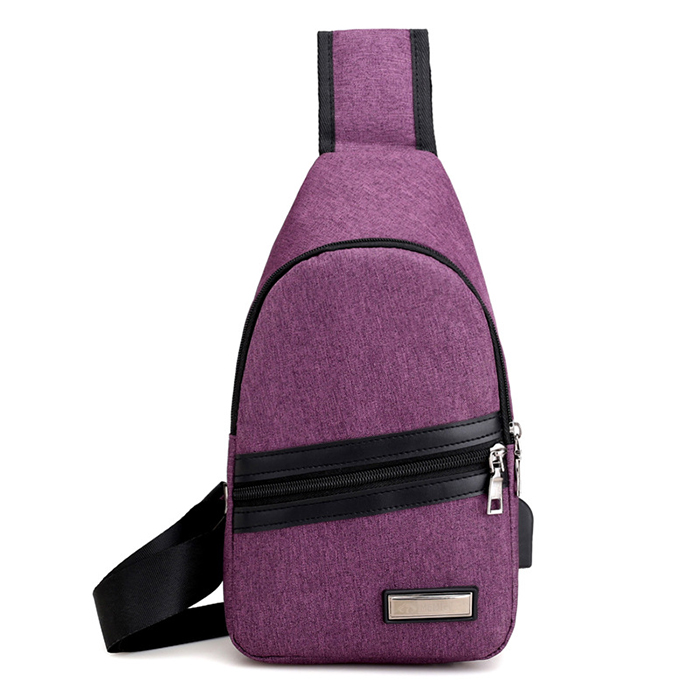 SIX Color Wholesale Outer USB Battery Charging Secret Pocket AntiTheft