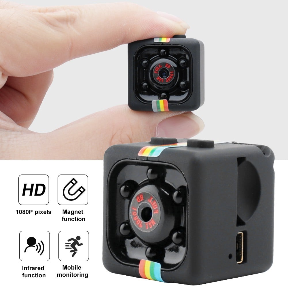 SQ11 Mini Camera HD Night Vision 1080P Mini DV Black Buy at Best
