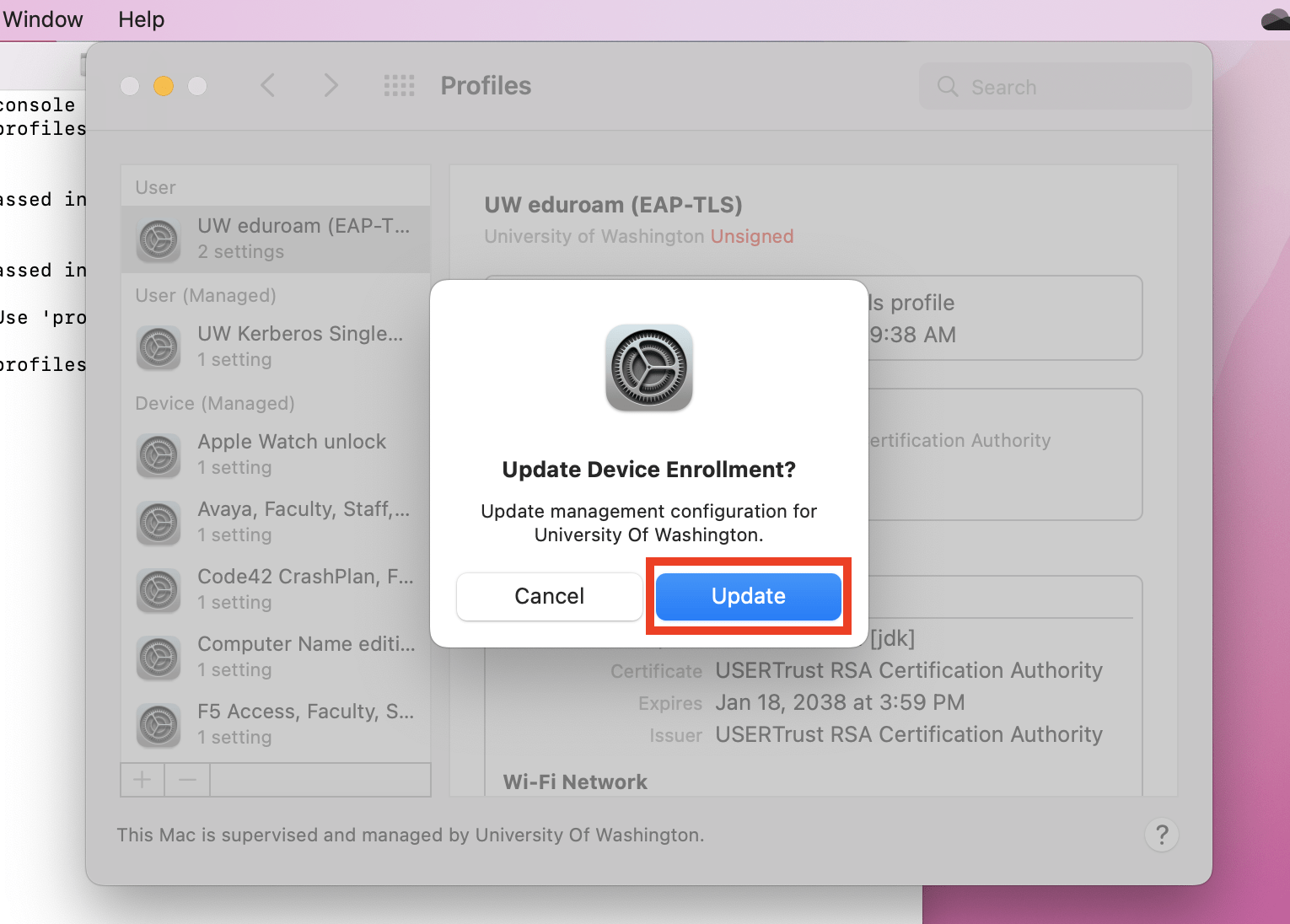 Apple macOS device enrollment iSchool Knowledge Base