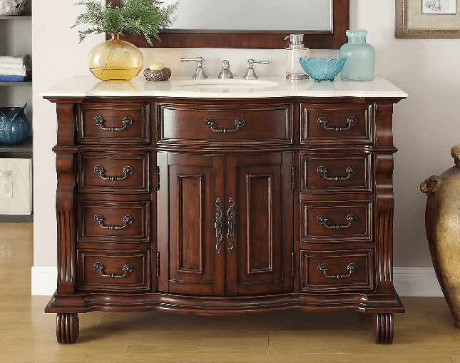 Chans Furniture GD4437M50 Hopkinton 50 Inch Light Cherry Bathroom