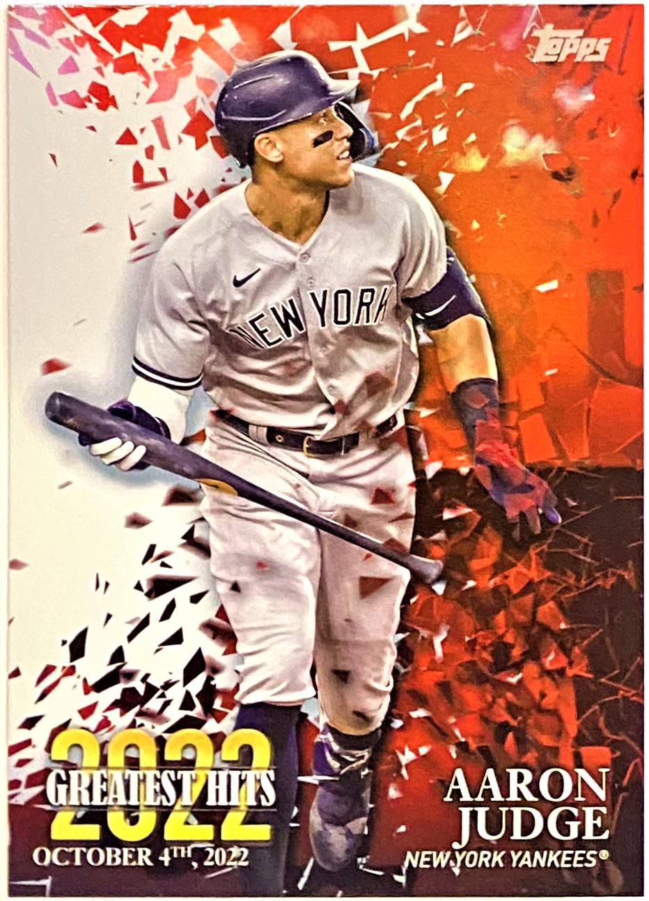 Aaron Judge 2023 Topps New York Yankees Baseball 2022’s Greatest Hits
