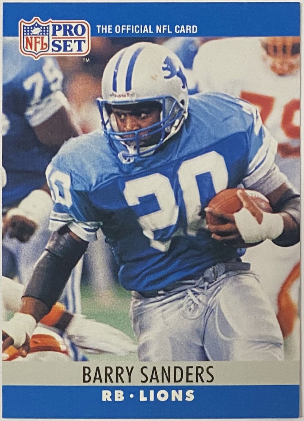 Barry Sanders 1990 Pro Set Detroit Lions Football Card KBK Sports