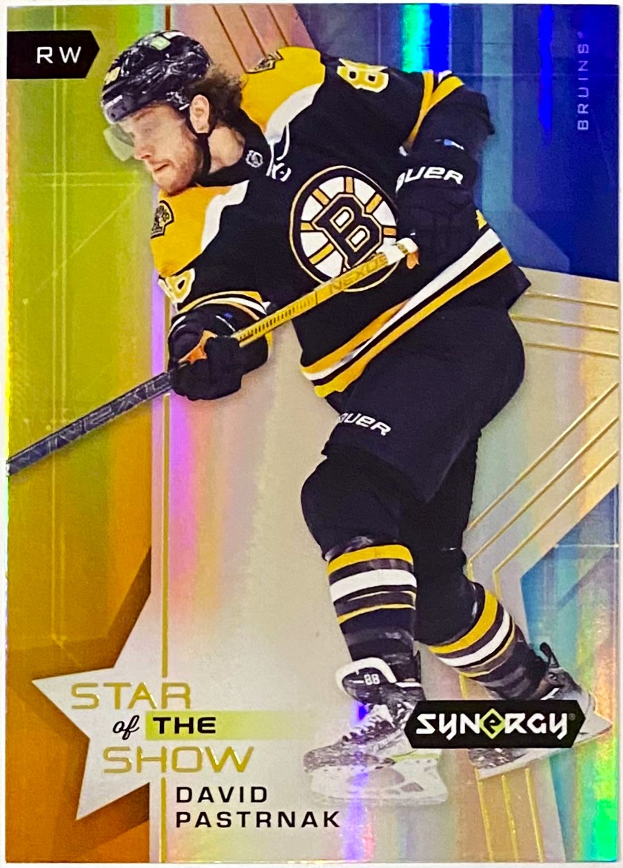 David Pastrnak 202122 Upper Deck Synergy Hockey Boston Bruins Star of
