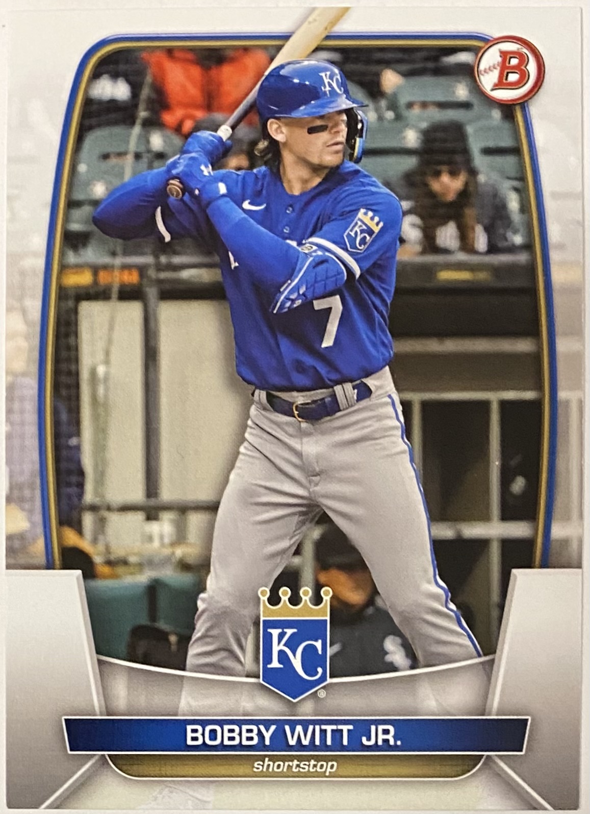 Bobby Witt Jr. 2023 Bowman Kansas City Royals Baseball Card KBK Sports
