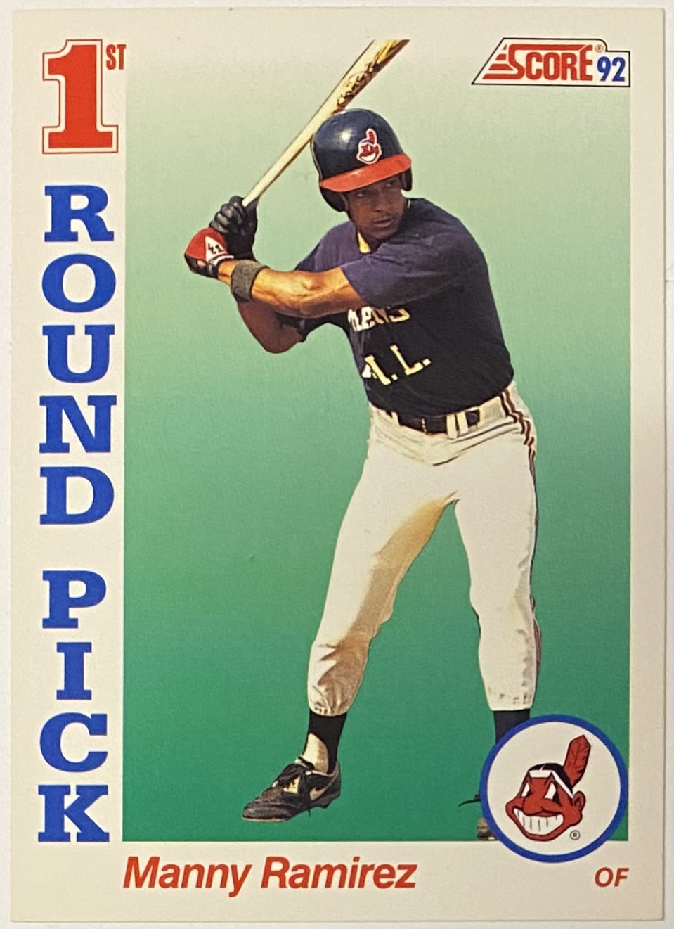 Manny Ramirez 1992 Score Cleveland Indians Baseball 1st Round Pick Rookie Card KBK Sports